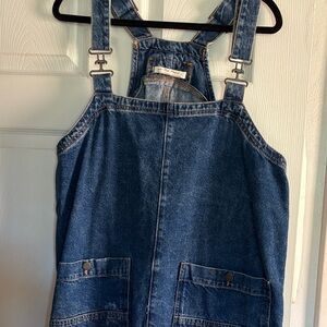 We The Free Blue Denim Overalls